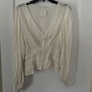 NWT poet’s shirt | size L | Mustard Seed